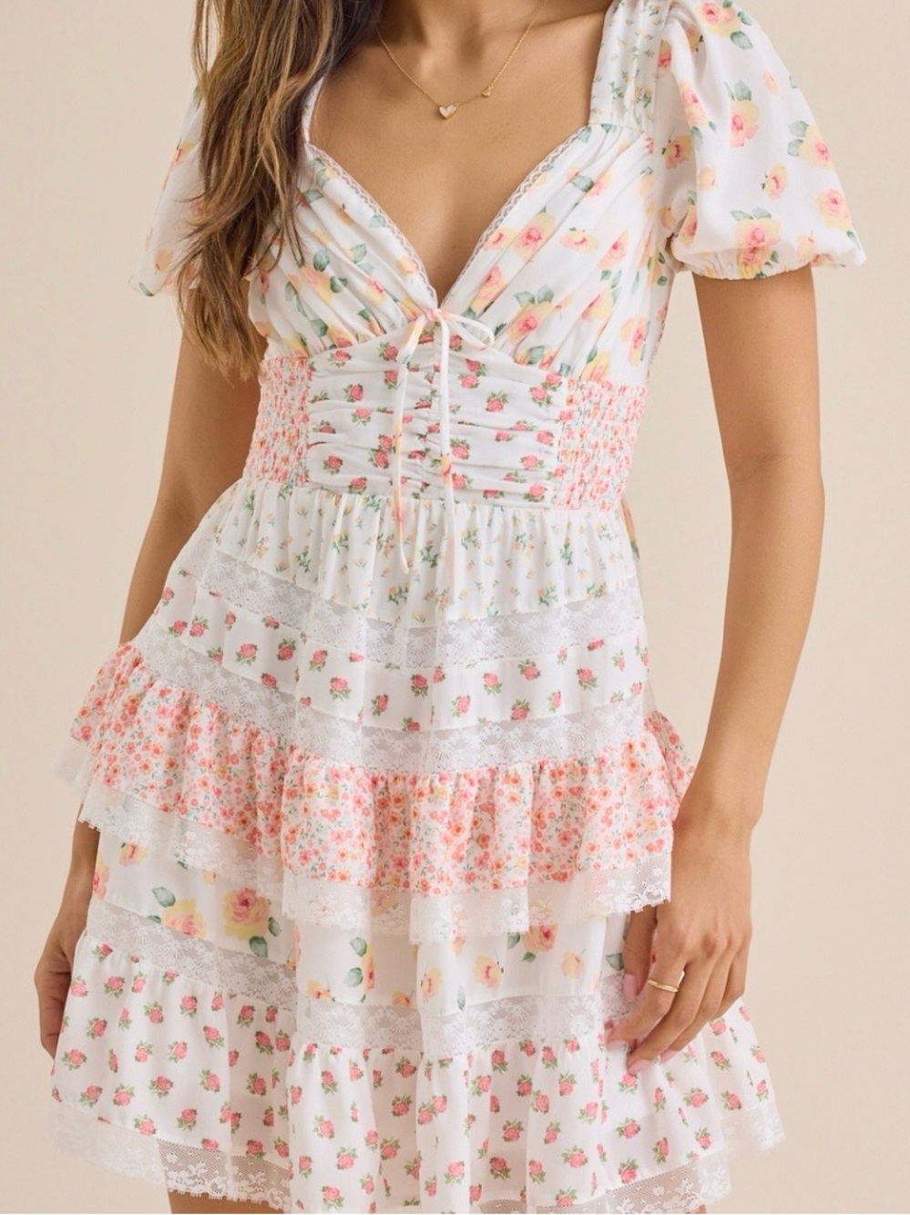 NEW Altar’d State Adley Mixed-Print Mini Dress Size S & M Available NWT